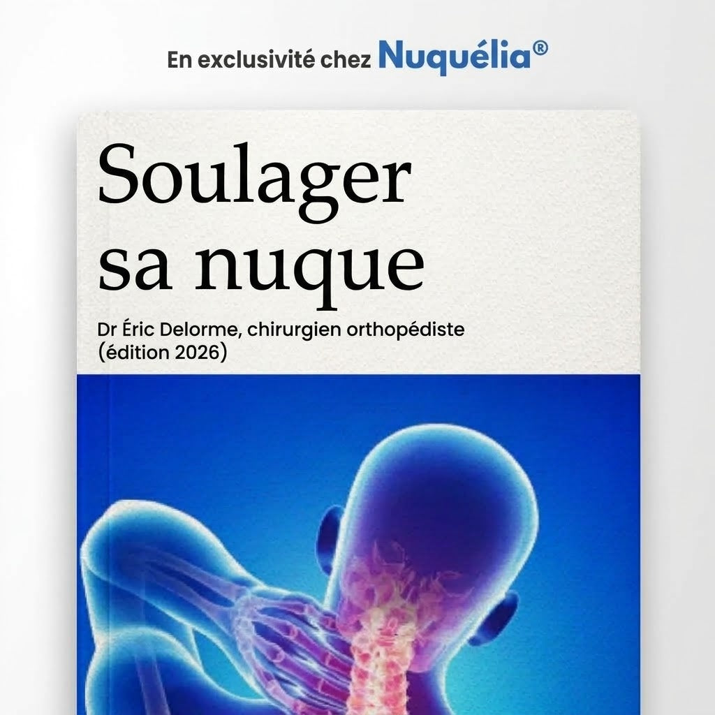 E-book « Soulager sa nuque » du Dr Éric Delorme, offert avec Nuquélia